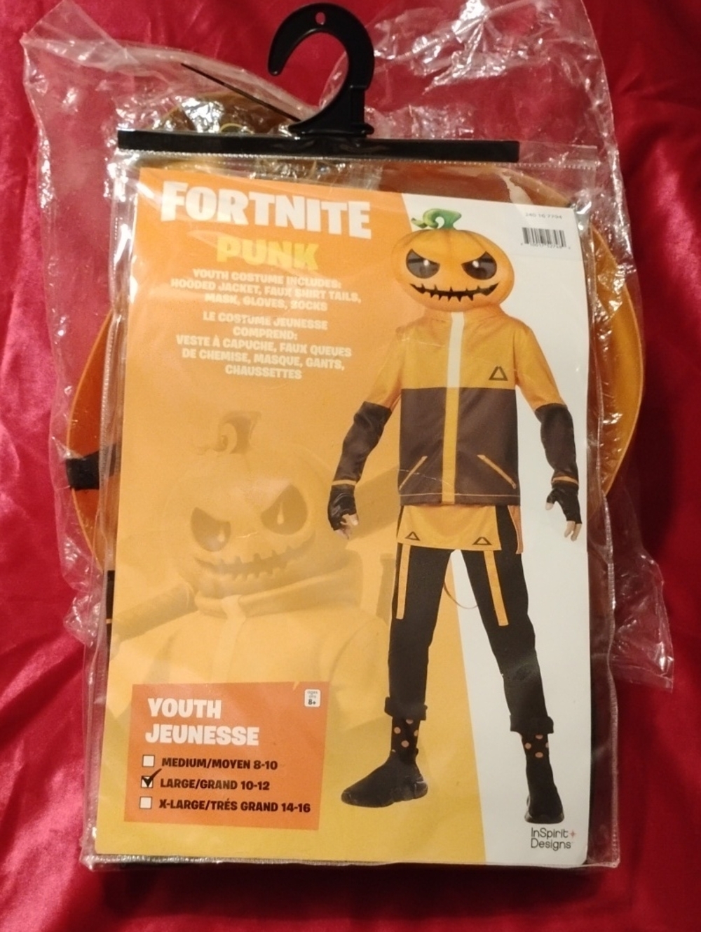 Fortnite Punk Youth Costume, New